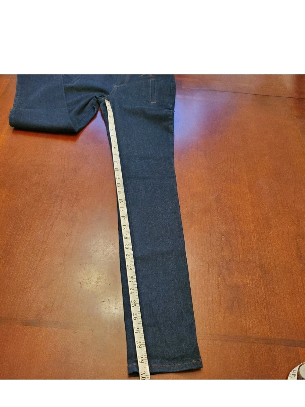 Massimo Dutti Dark Blue High-Rise Skinny Jeans Size 2 - Picture 10 of 10